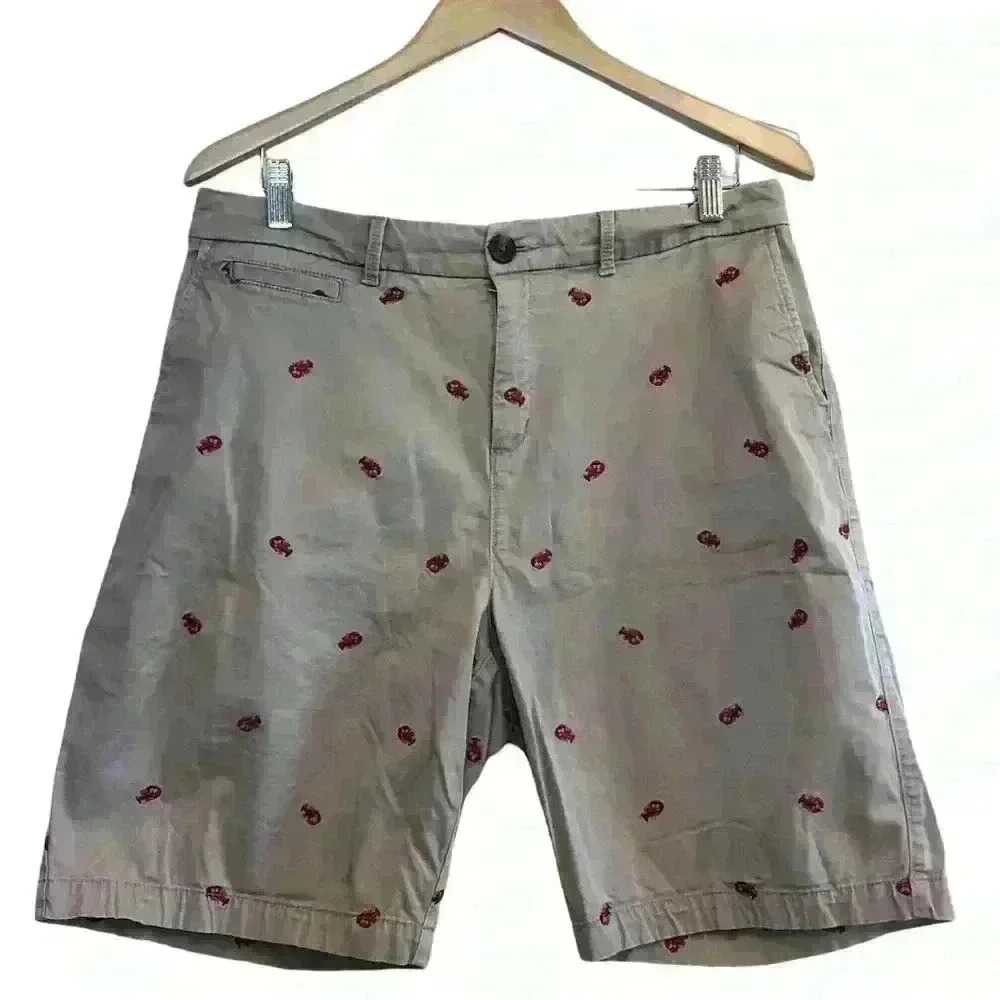 🌈 6/$60, Croft & Barrow Chino Shorts, Lobsters, Size 14
